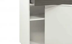 now! by hülsta Sideboard now! touch | Reinweiß / Samteiche Grau (Nachbildung) rechts -Kommode & Sideboards Verkäufe 13232766 3 202203222233