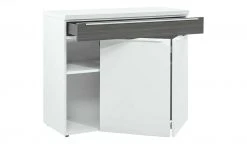 now! by hülsta Sideboard now! touch | Reinweiß / Samteiche Grau (Nachbildung) rechts -Kommode & Sideboards Verkäufe 13232766 8 202203222233