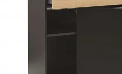 now! by hülsta Sideboard now! touch | Schwarz / Samteiche Natur (Nachbildung) rechts -Kommode & Sideboards Verkäufe 13232767 3 202203222233