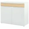 now! by hülsta Sideboard now! touch | Reinweiß / Samteiche Natur (Nachbildung) rechts
