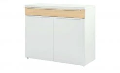 now! by hülsta Sideboard now! touch | Reinweiß / Samteiche Natur (Nachbildung) rechts