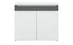 now! by hülsta Sideboard now! touch | Reinweiß / Samteiche Grau (Nachbildung) links -Kommode & Sideboards Verkäufe 13232772 2 202203222233