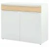 now! by hülsta Sideboard now! touch | Reinweiß / Samteiche Natur (Nachbildung) links