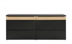 now! by hülsta Sideboard now! touch | Schwarz / Samteiche Natur (Nachbildung) 211|cm -Kommode & Sideboards Verkäufe 13232782 3 202203222233