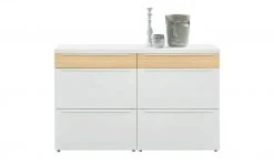 now! by hülsta Sideboard now! touch | Reinweiß / Samteiche Natur (Nachbildung) 141|cm -Kommode & Sideboards Verkäufe 13232787 3 202203222233