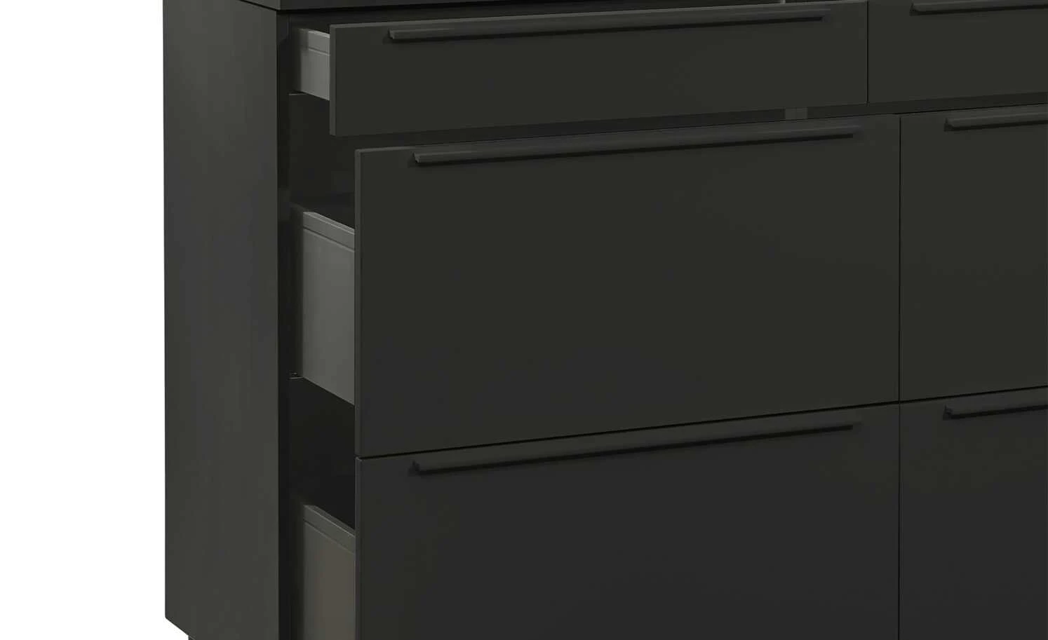 now! by hülsta Sideboard now! touch | Schwarz 141|cm 3 now! by hülsta Sideboard now! touch | Schwarz 141|cm – Bild 3
