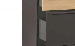 now! by hülsta Sideboard now! touch | Schwarz / Samteiche Natur (Nachbildung) 71|cm -Kommode & Sideboards Verkäufe 13232798 4 202203222233