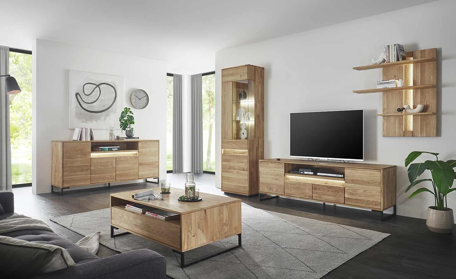 Westerburg Sideboard massiv Texas | Wildeiche Bianco 1 Westerburg Sideboard massiv Texas | Wildeiche Bianco