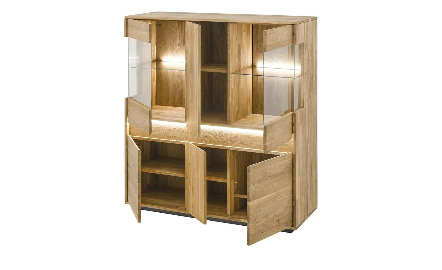 Westerburg Highboard massiv Texas | Wildeiche Bianco 5 Westerburg Highboard massiv Texas | Wildeiche Bianco – Bild 5