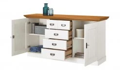 maison bleue Sideboard Florian | Weiß / bernsteinfarben -Kommode & Sideboards Verkäufe 13318899 9 202108130002