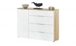 Kommode Vitreo | Eiche Riviera (Nachbildung) / Weiß -Kommode & Sideboards Verkäufe 13340359 9 201901221136