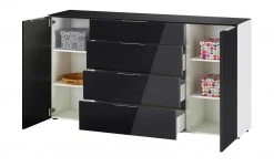 Kommode Vitreo | Weiß / Anthrazit -Kommode & Sideboards Verkäufe 13340420 5 201901170915
