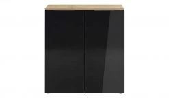 Kommode Vitreo | Eiche Sägerau (Nachbildung) / Anthrazit glänzend -Kommode & Sideboards Verkäufe 13340433 4 201901221137