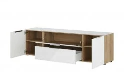 Lowboard Vitreo | Weiß / Riviera Eiche (Nachbildung) 180,4|cm -Kommode & Sideboards Verkäufe 13340441 10 201901221136