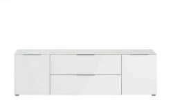 Lowboard Vitreo | Weiß / Riviera Eiche (Nachbildung) 180,4|cm -Kommode & Sideboards Verkäufe 13340441 11 201901221136