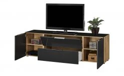 Lowboard Vitreo | Anthrazit / Riviera Eiche (Nachbildung) 180,4|cm -Kommode & Sideboards Verkäufe 13340443 5 201811271610