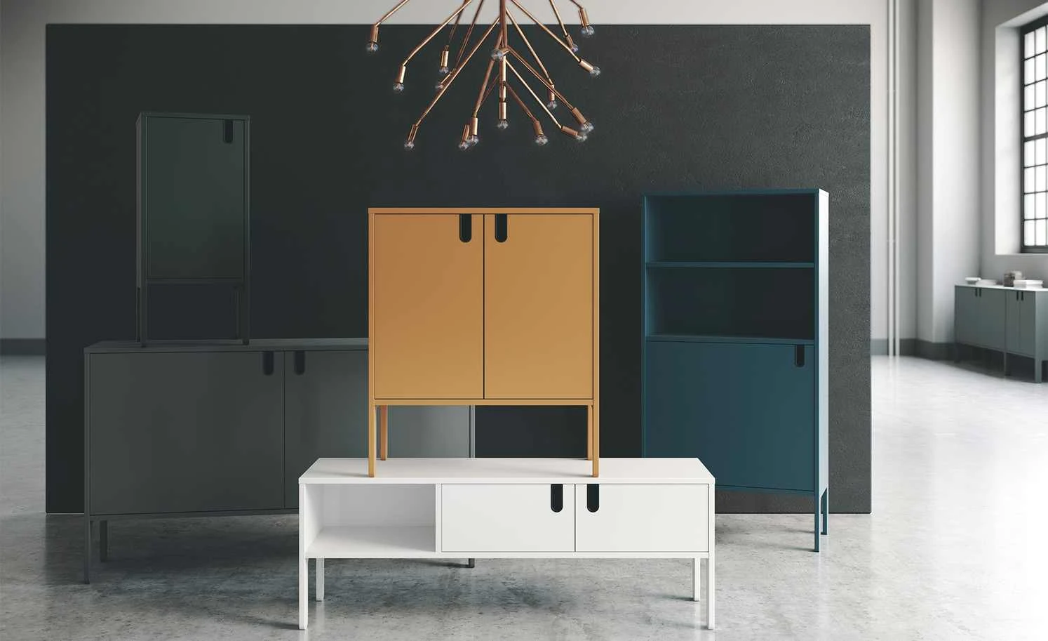 Sideboard Uno | Grau 2 Sideboard Uno | Grau – Bild 2