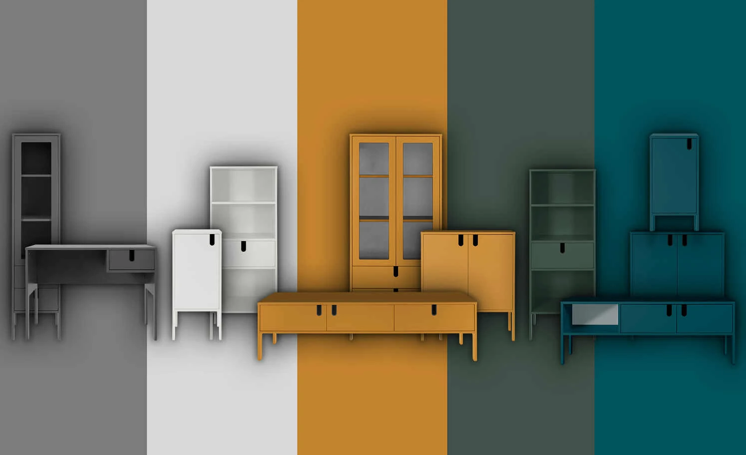 Sideboard Uno | Grau 1 Sideboard Uno | Grau