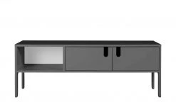 TV-Lowboard Uno | Grau / Weiß -Kommode & Sideboards Verkäufe 13341321 3 201908282236