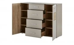 Kommode Cortina | 140|cm Basaltgrau / Hirnholz (Nachbildung) -Kommode & Sideboards Verkäufe 13345407 1 201905152039
