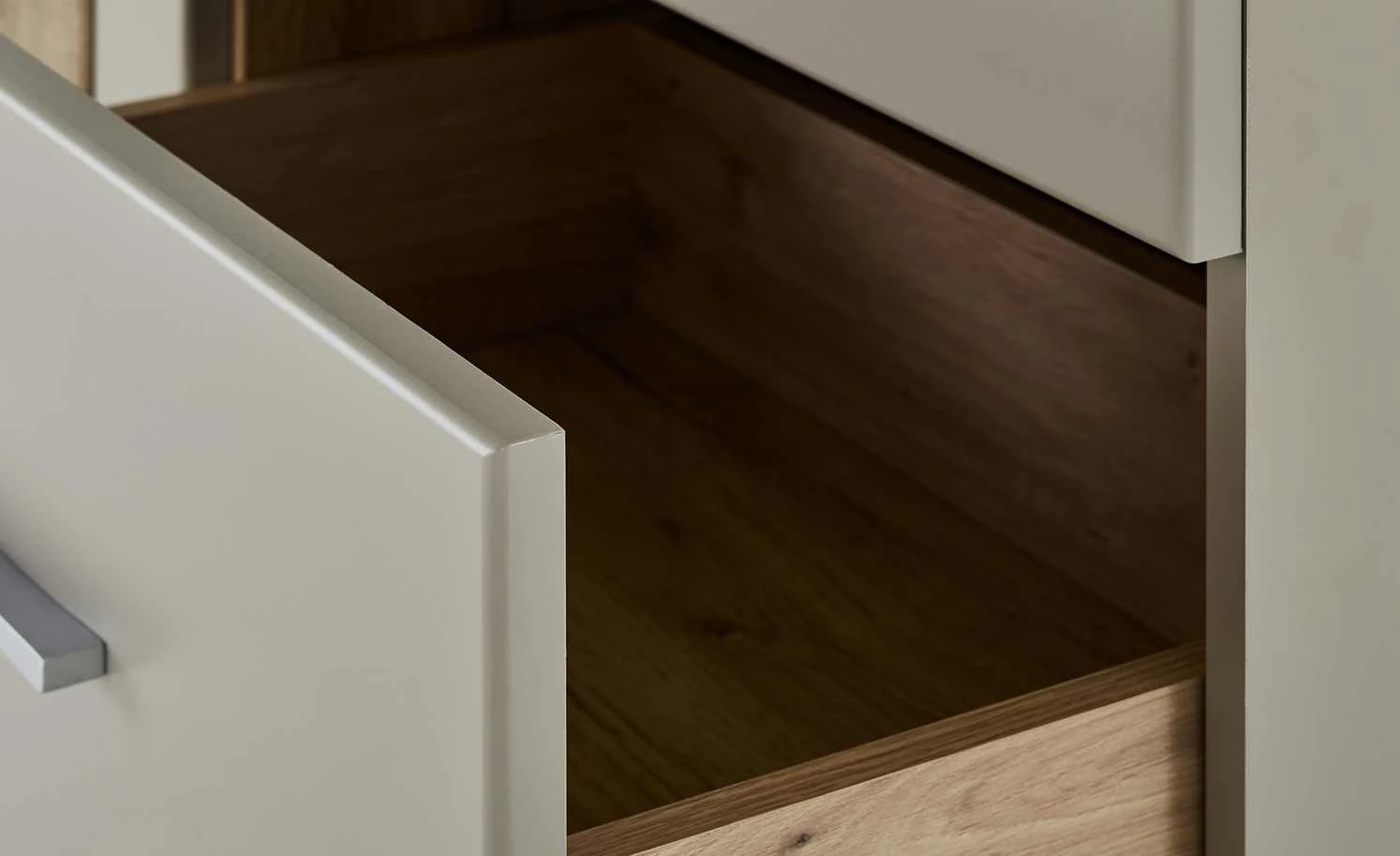 Kommode Cortina | 100|cm Basaltgrau / Hirnholz (Nachbildung) 8 Kommode Cortina | 100|cm Basaltgrau / Hirnholz (Nachbildung) – Bild 8