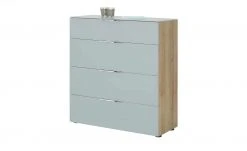 Kommode Vitreo | Eiche Riviera (Nachbildung) / Seidengrau matt