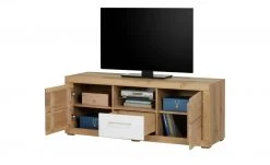 smart Lowboard Oslo | Wildeiche (Nachbildung) / Wildeiche / Weiß -Kommode & Sideboards Verkäufe 13345957 12 202101292237