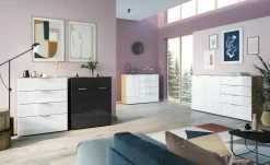 uno Kommode Levi | Schwarz