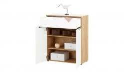 uno Kommode Levi | Eiche Navarra (Nachbildung) / Weiß -Kommode & Sideboards Verkäufe 13346237 11 202101122237