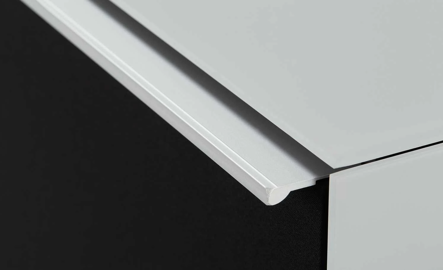 Lowboard Soundbase L | Seidengrau / Schwarz 7 Lowboard Soundbase L | Seidengrau / Schwarz – Bild 7