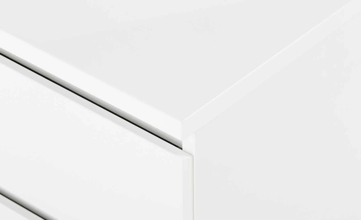 Kommode mit 3 Schüben Nardo | Weiß 70,1|cm 5 Kommode mit 3 Schüben Nardo | Weiß 70,1|cm – Bild 5