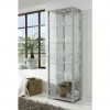 Vitrine Cristal | 2|Stück silberfarben