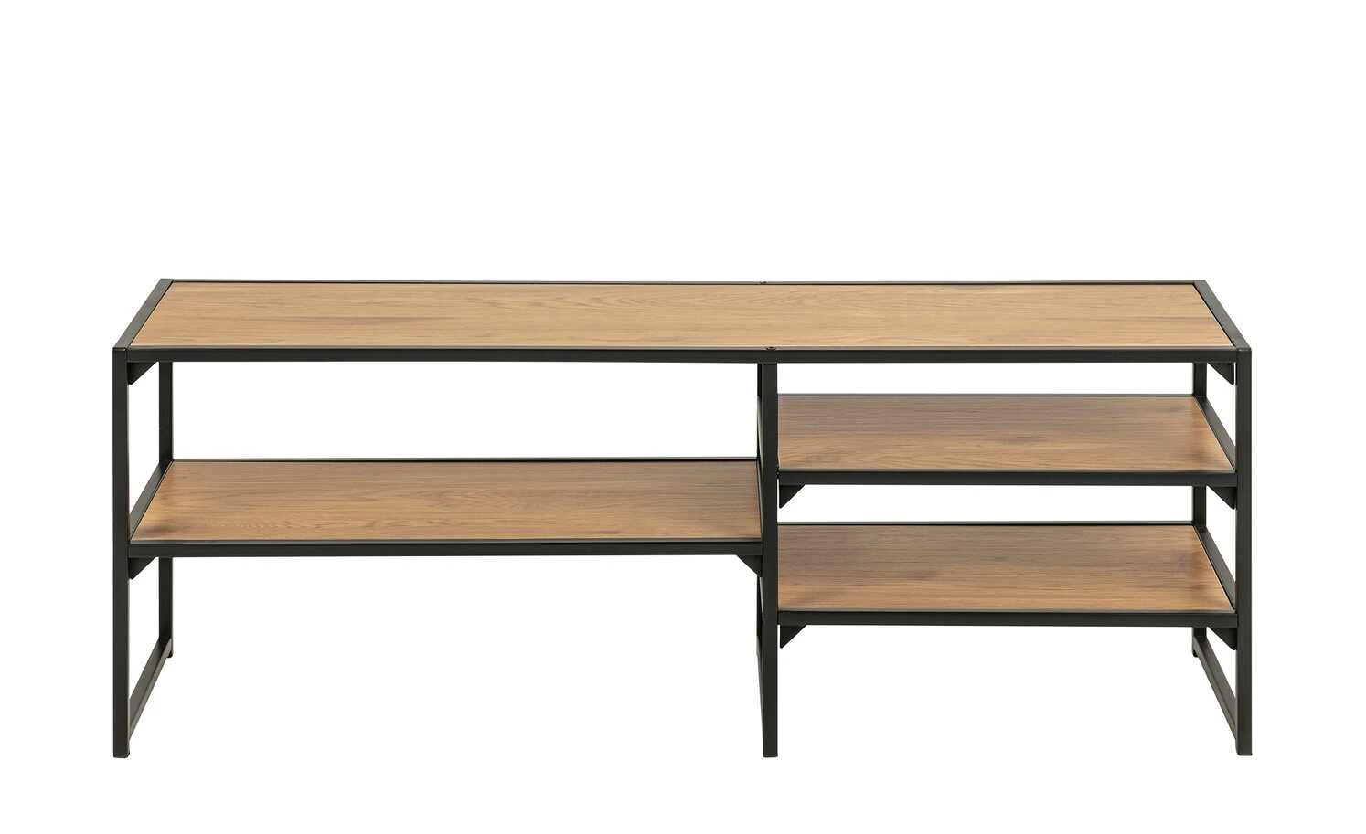 TV-Regal Seano | Wildeiche (Nachbildung) / Schwarz 5 TV-Regal Seano | Wildeiche (Nachbildung) / Schwarz – Bild 5