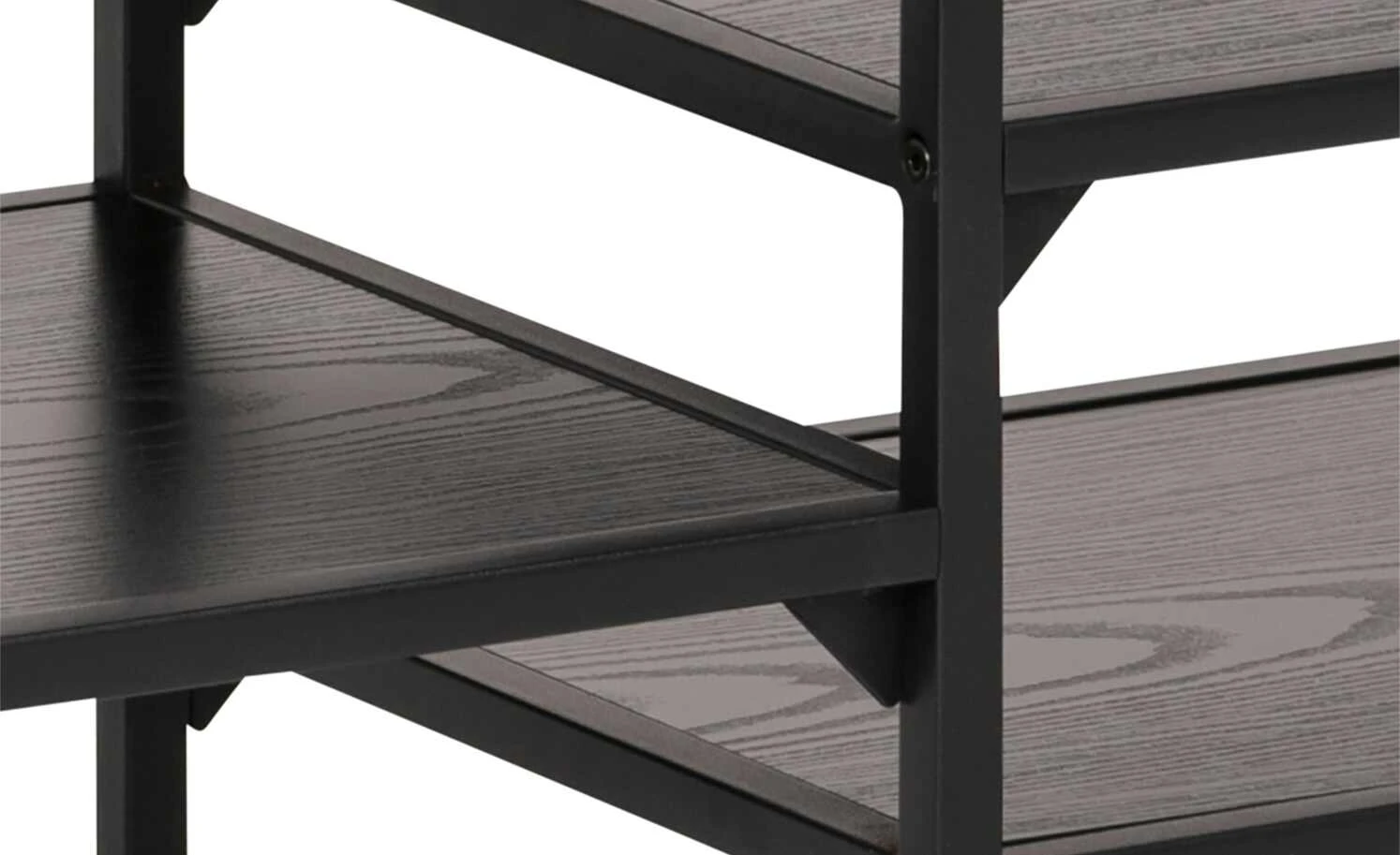 TV-Regal Seano | Esche Schwarz (Nachbildung) / Schwarz 4 TV-Regal Seano | Esche Schwarz (Nachbildung) / Schwarz – Bild 4