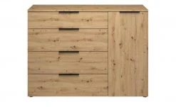 Sideboard mit 1 Tür und 4 Schüben Vitreo | Asteiche (Nachbildung) 1 Tür und 4 Schubkästen -Kommode & Sideboards Verkäufe 13348426 1 202111262339