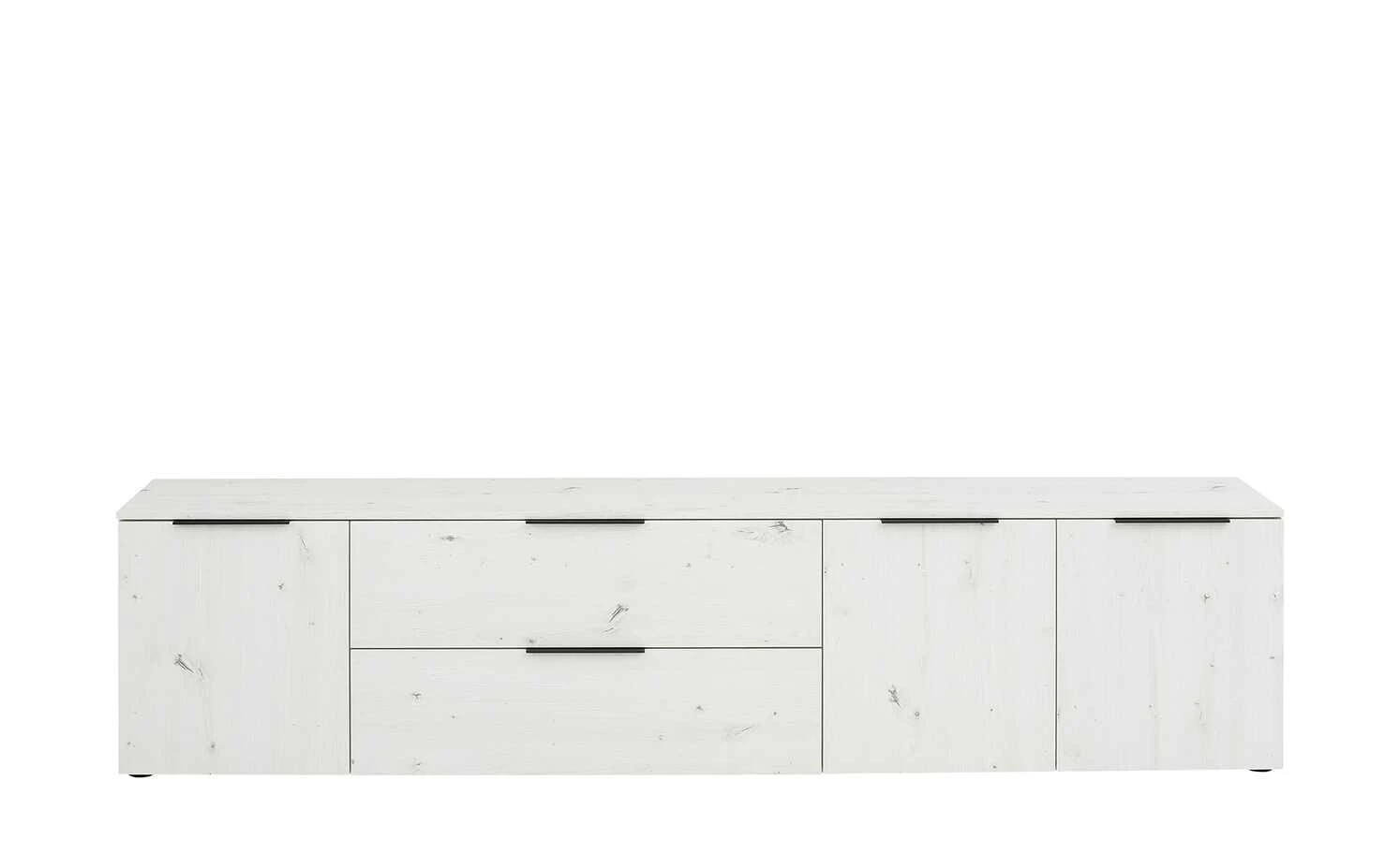 TV-Lowboard Vitreo | White Oak (Nachbildung) 3 Türen, 1 Klappe und 1 Schubkasten 5 TV-Lowboard Vitreo | White Oak (Nachbildung) 3 Türen, 1 Klappe und 1 Schubkasten – Bild 5