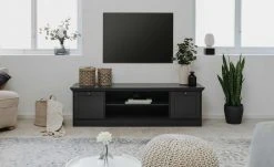 TV-Lowboard Laurito | Anthrazit -Kommode & Sideboards Verkäufe 13348460 9 202111252244