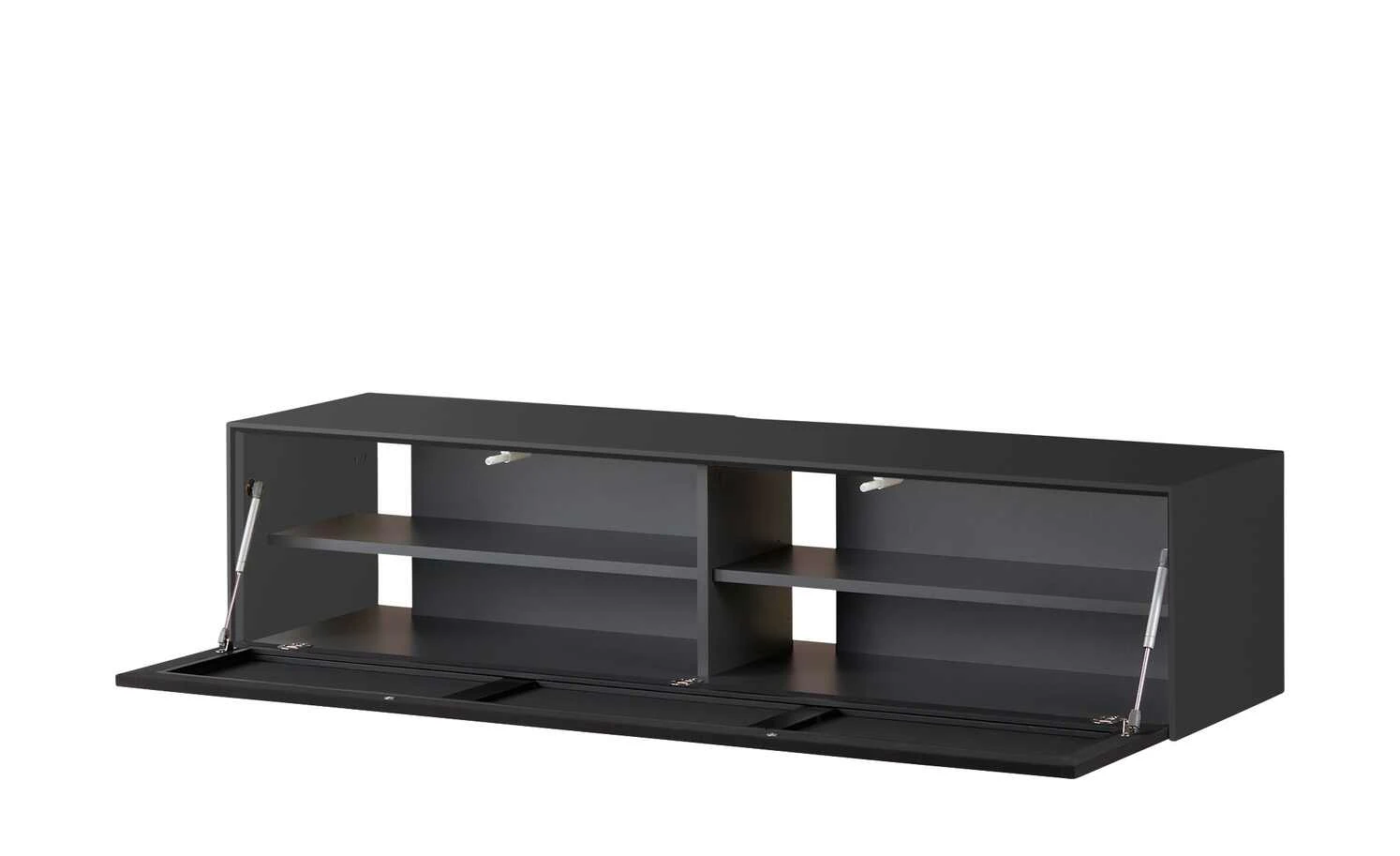 TV-Lowboard Stream | Schwarz / Anthrazit 3 TV-Lowboard Stream | Schwarz / Anthrazit – Bild 3