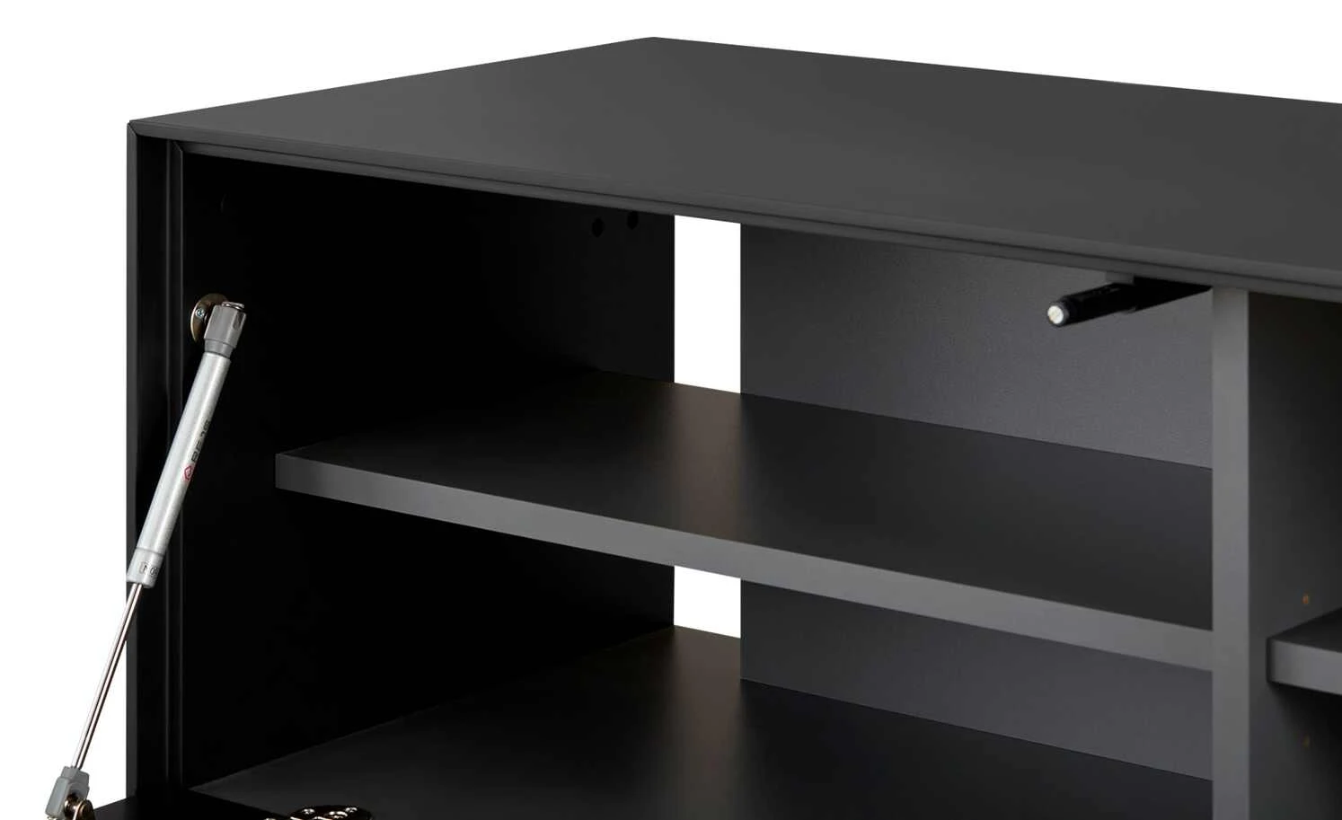 TV-Lowboard Stream | Schwarz / Anthrazit 6 TV-Lowboard Stream | Schwarz / Anthrazit – Bild 6