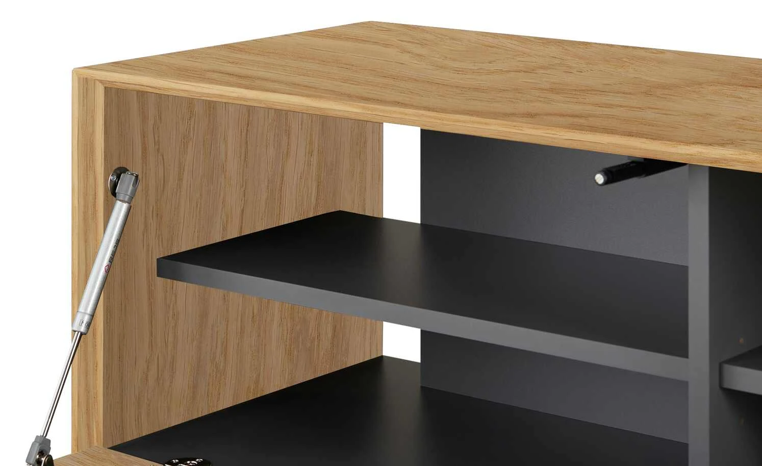 TV-Lowboard Stream | Eiche / Anthrazit 3 TV-Lowboard Stream | Eiche / Anthrazit – Bild 3