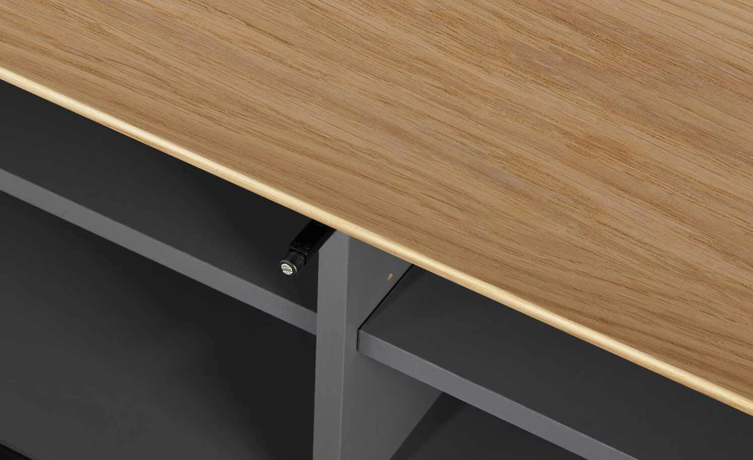 TV-Lowboard Stream | Eiche / Anthrazit 4 TV-Lowboard Stream | Eiche / Anthrazit – Bild 4