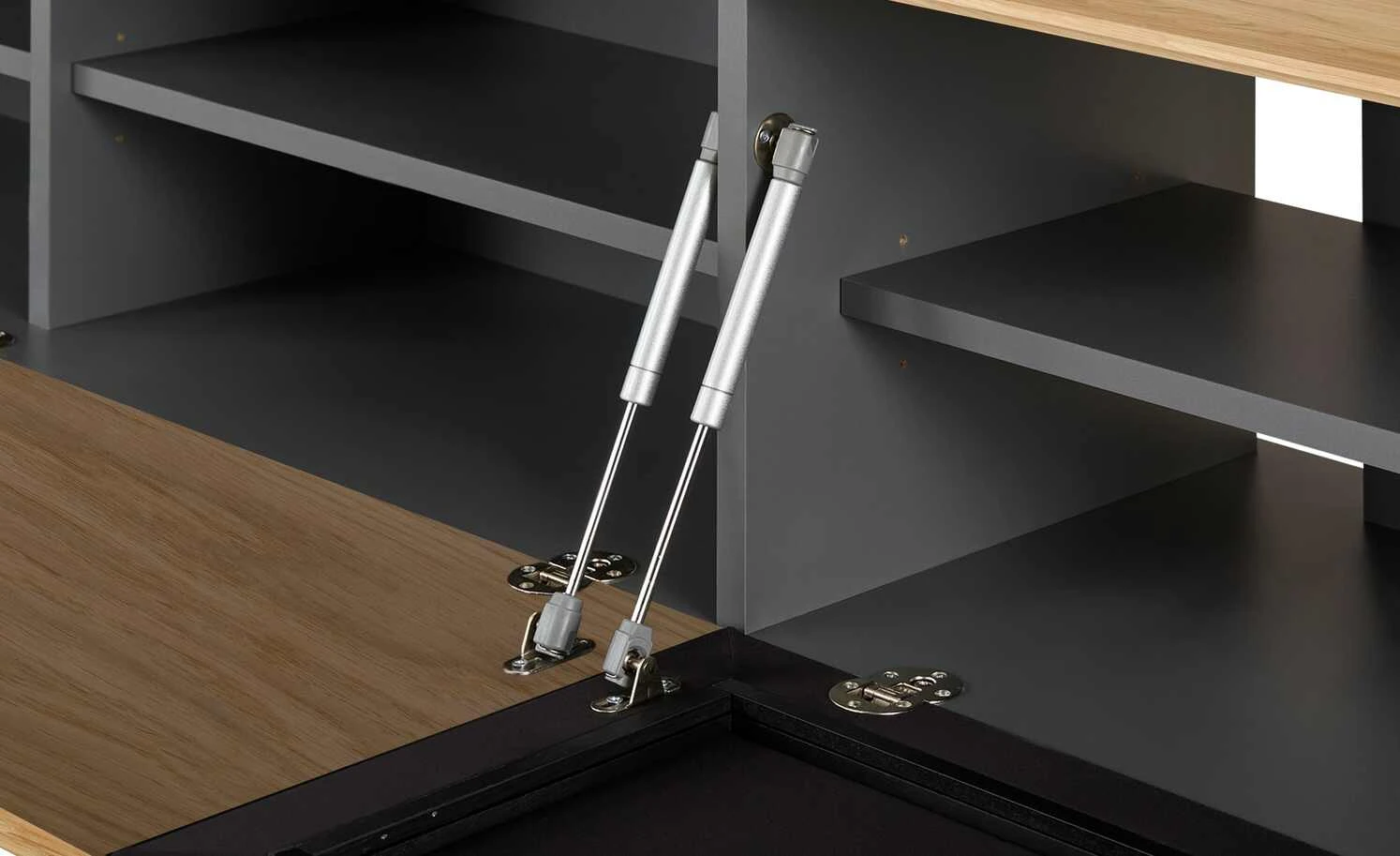 TV-Lowboard Stream | Eiche / Anthrazit 9 TV-Lowboard Stream | Eiche / Anthrazit – Bild 9