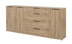 Vitreo | Asteiche (Nachbildung) 3 Türen und 4 Schubkästen