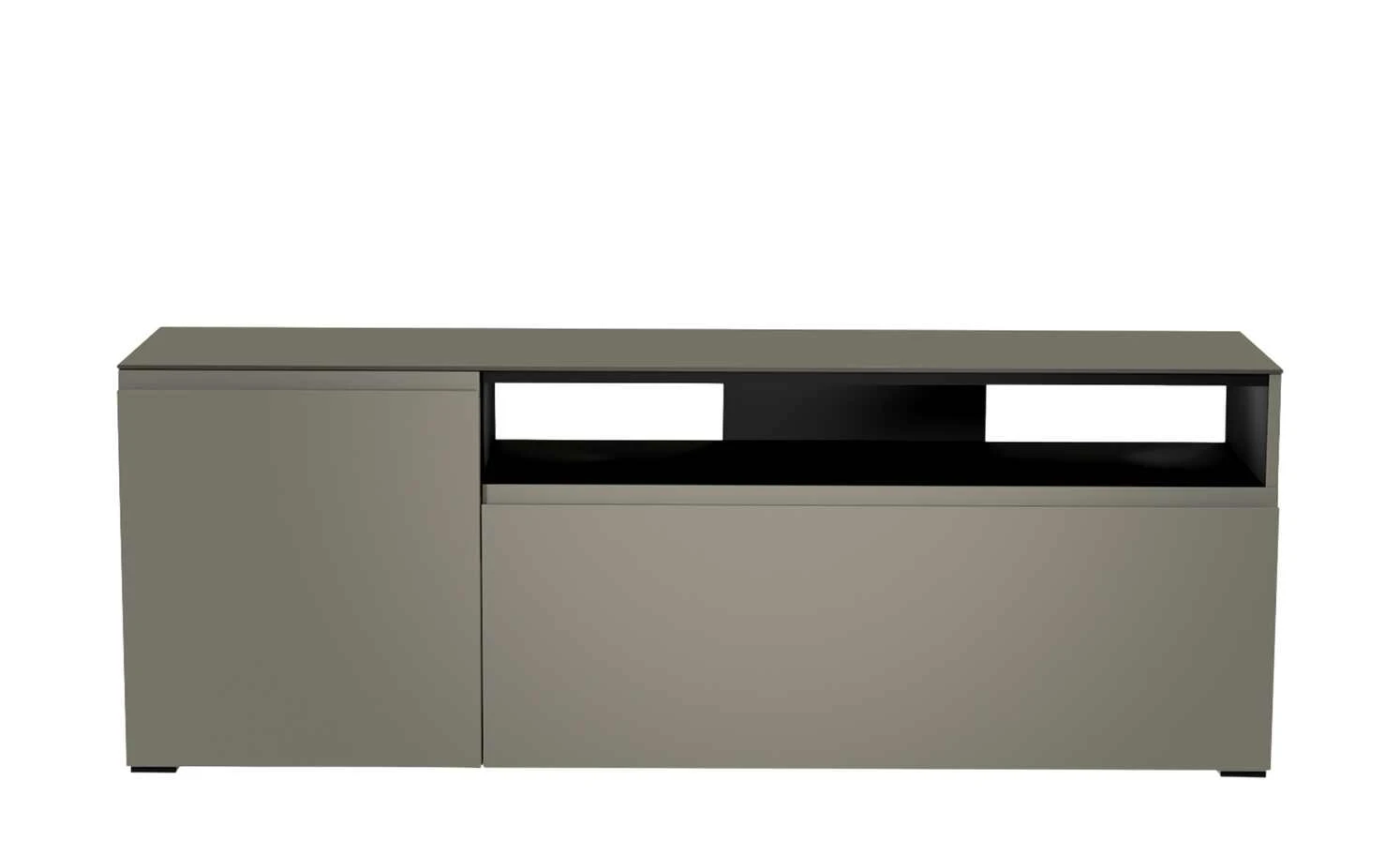 TV-Board Nicolo | Grau / Anthrazit Gleiter 2 TV-Board Nicolo | Grau / Anthrazit Gleiter – Bild 2